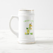 Lemon Drink Beer Stein - aangepaste tekst Bierpul (Links)