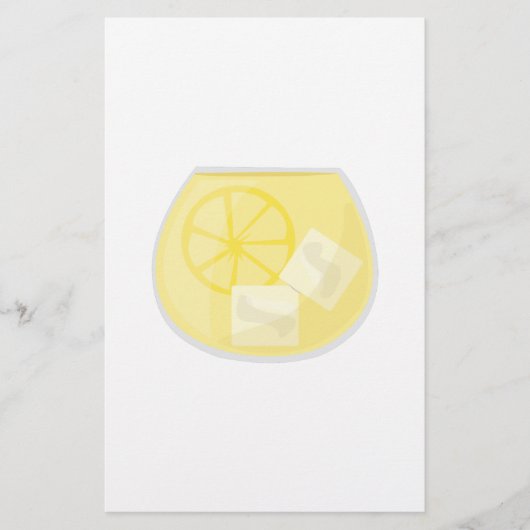 Lemon Drink Briefpapier (Voorkant)
