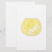 Lemon Drink Briefpapier (Voorkant / Achterkant)