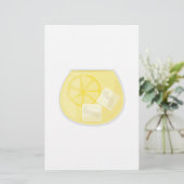 Lemon Drink Briefpapier (Staand voorkant)
