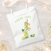 Lemon Drink Party Favoriet Bag - Aangepaste tekst Bedankzakje (Geknipt)