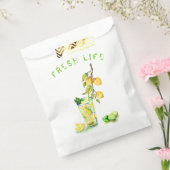 Lemon Drink Party Favoriet Bag - Aangepaste tekst Bedankzakje (Gezegeld)