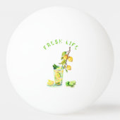 Lemon Drink Ping Pong Ball - Aangepaste tekst (Voorkant)