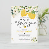 Lemon Drive van Vrijgezellenfeest Lemon Main Squee Kaart (Staand voorkant)