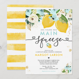 Lemon Drive van Vrijgezellenfeest Lemon Main Squee Kaart