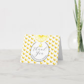 Lemon Drop Baby shower Bedankt Kaarten (Voorkant)