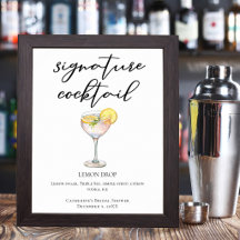 Lemon Drop Bruiloft Signature Cocktail
