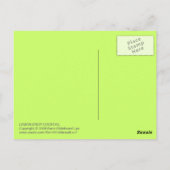 Lemon Drop Cocktail Briefkaart (Achterkant)