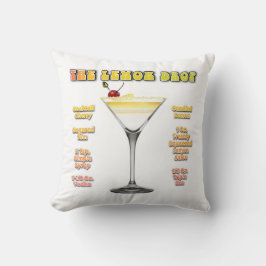 LEMON DROP MARTINI Cocktailrecept Kunst Kussen
