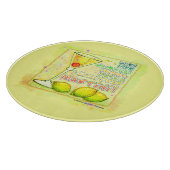 Lemon Drop Martini Glass Cutting Boards Snijplank (Hoek)