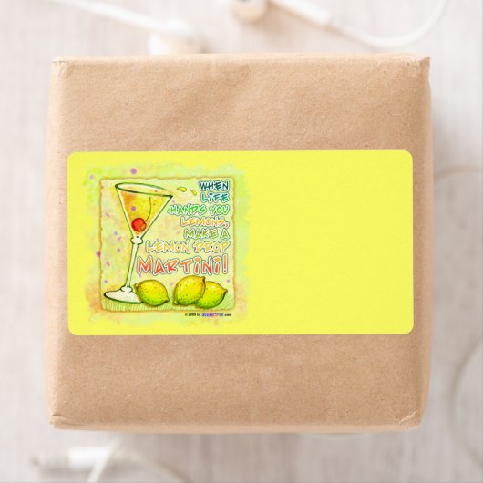 LEMON DROP MARTINI LABELS (Insitu)
