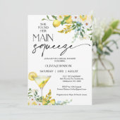 Lemon Drop Martini Main Squeeze Vrijgezellenfeest Kaart (Staand voorkant)