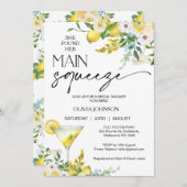 Lemon Drop Martini Main Squeeze Vrijgezellenfeest Kaart (Voorkant / Achterkant)