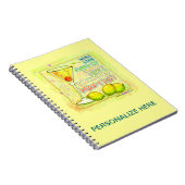 LEMON DROP MARTINI NOTITIEBOEK (Rechterzijde)