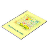 LEMON DROP MARTINI NOTITIEBOEK (Linkerzijde)