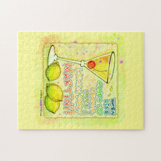 LEMON DROP MARTINI PUZZLE OF PUZZLE GIFT TIN LEGPUZZEL (Horizontaal)