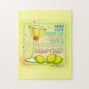 LEMON DROP MARTINI PUZZLE OF PUZZLE GIFT TIN LEGPUZZEL