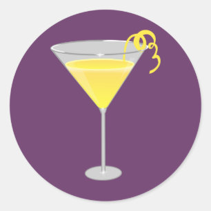 Lemon Drop Ronde Sticker