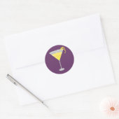 Lemon Drop Ronde Sticker (Envelop)