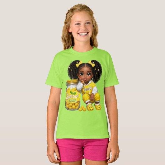 Lemon Drops Sunzet T-shirt (Voorkant volledig)