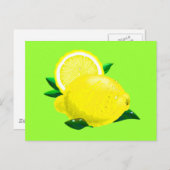 Lemon Drups Briefkaart (Voorkant / Achterkant)
