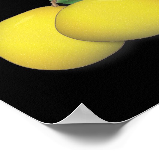 Lemon Duo Bold & Modern Kitchen Poster (Hoek)
