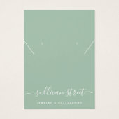 Lemon Earring Ketting Display Kaart (Voorkant)