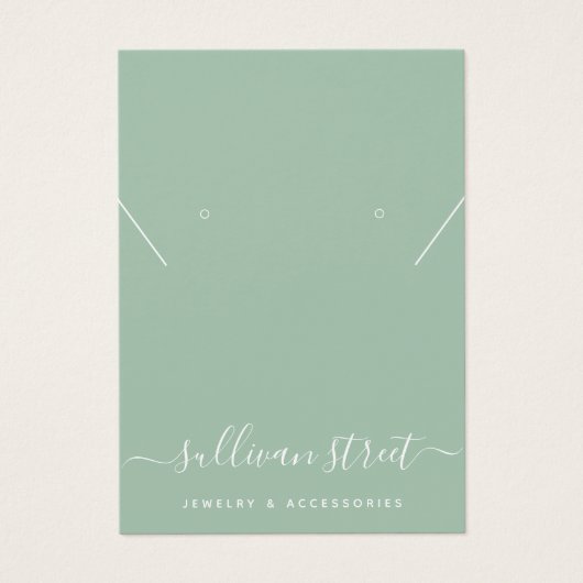 Lemon Earring Ketting Display Kaart (Voorkant)