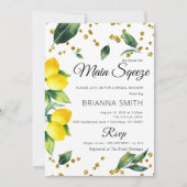 Lemon Elegant Bridal Shower Kaart (Voorkant)