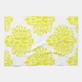 Lemon Elegant Damask Theedoek (Horizontaal)