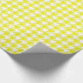 Lemon Elegant Houndstooth in Emporiomoffa Cadeaupapier (Hoek)