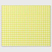 Lemon Elegant Houndstooth in Emporiomoffa Cadeaupapier (Vlak)