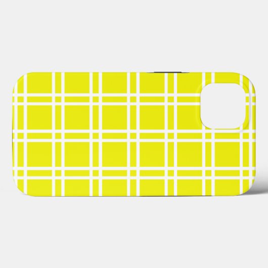 Lemon Elegant Lattice bij Emporiomoffa Case-Mate iPhone Case (Achterkant (horizontaal))