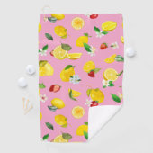 Lemon en aardbei 1 golfhanddoek (Insitu)