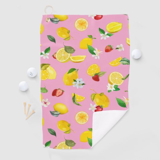 Lemon en aardbei 1 golfhanddoek (Insitu)