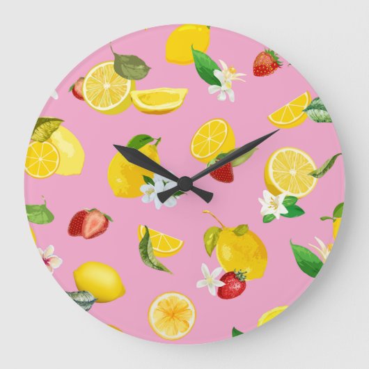Lemon en aardbei 1 grote klok (Voorkant)