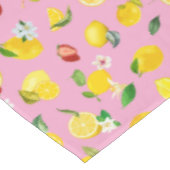 Lemon en aardbei 1 tafelkleed (Gekanteld)