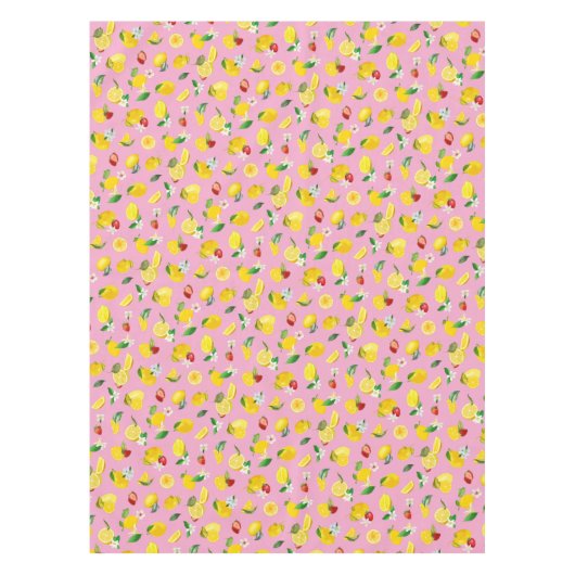 Lemon en aardbei 1 tafelkleed (Voorkant)