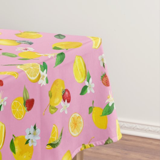Lemon en aardbei 1 tafelkleed (Voorbeeld)