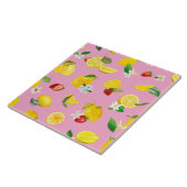 Lemon en aardbei 1 tegeltje (Zijkant)