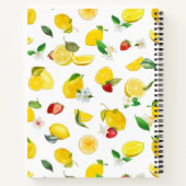 Lemon en aardbei 2 notitieboek (Achterkant)