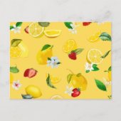 Lemon en aardbei 3 briefkaart (Voorkant)