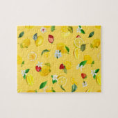 Lemon en aardbei 3 legpuzzel (Horizontaal)