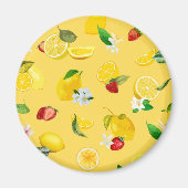 Lemon en aardbei 3 magneet (Voorkant)