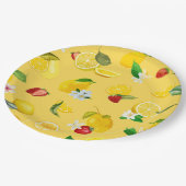 Lemon en aardbei 3 papieren bordje (Gekanteld)