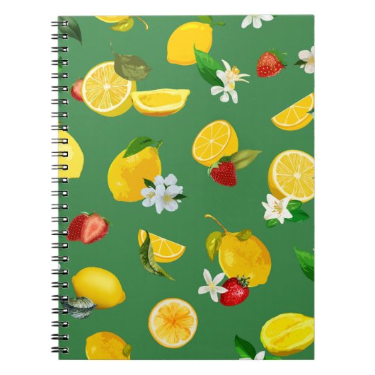 Lemon en aardbei 4 notitieboek (Voorkant)