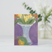 LEMON EN DAFFODILS BRIEFKAART (Staand voorkant)