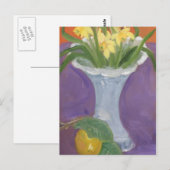 LEMON EN DAFFODILS BRIEFKAART (Voorkant / Achterkant)