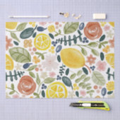 Lemon en florale botanica tissuepapier (Craft)