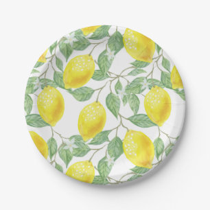 Lemon en Leaf Main Squeeze Vrijgezellenfeest Papieren Bordje
